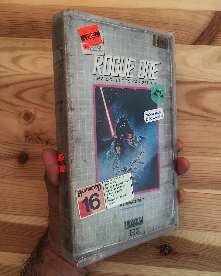 Artist Creates Vhs Covers For Recent Movies And Series And The Result Is Impressive