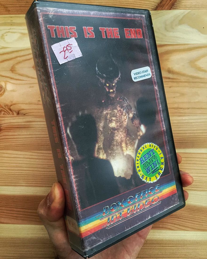 Artist Creates Vhs Covers For Recent Movies And Series And The Result Is Impressive