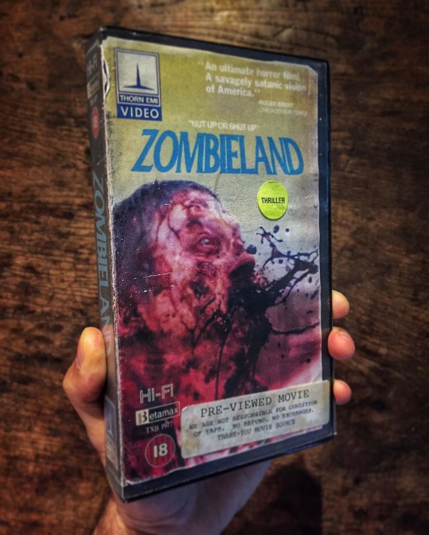 Artist Creates Vhs Covers For Recent Movies And Series And The Result Is Impressive