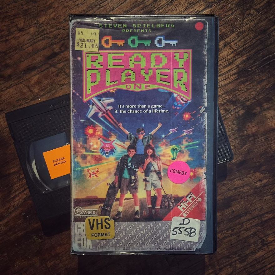 Artist Creates Vhs Covers For Recent Movies And Series And The Result Is Impressive