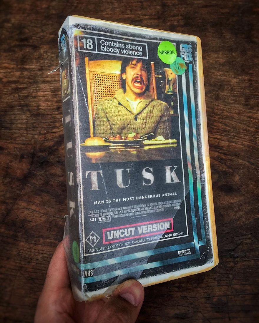 Artist Creates Vhs Covers For Recent Movies And Series And The Result Is Impressive