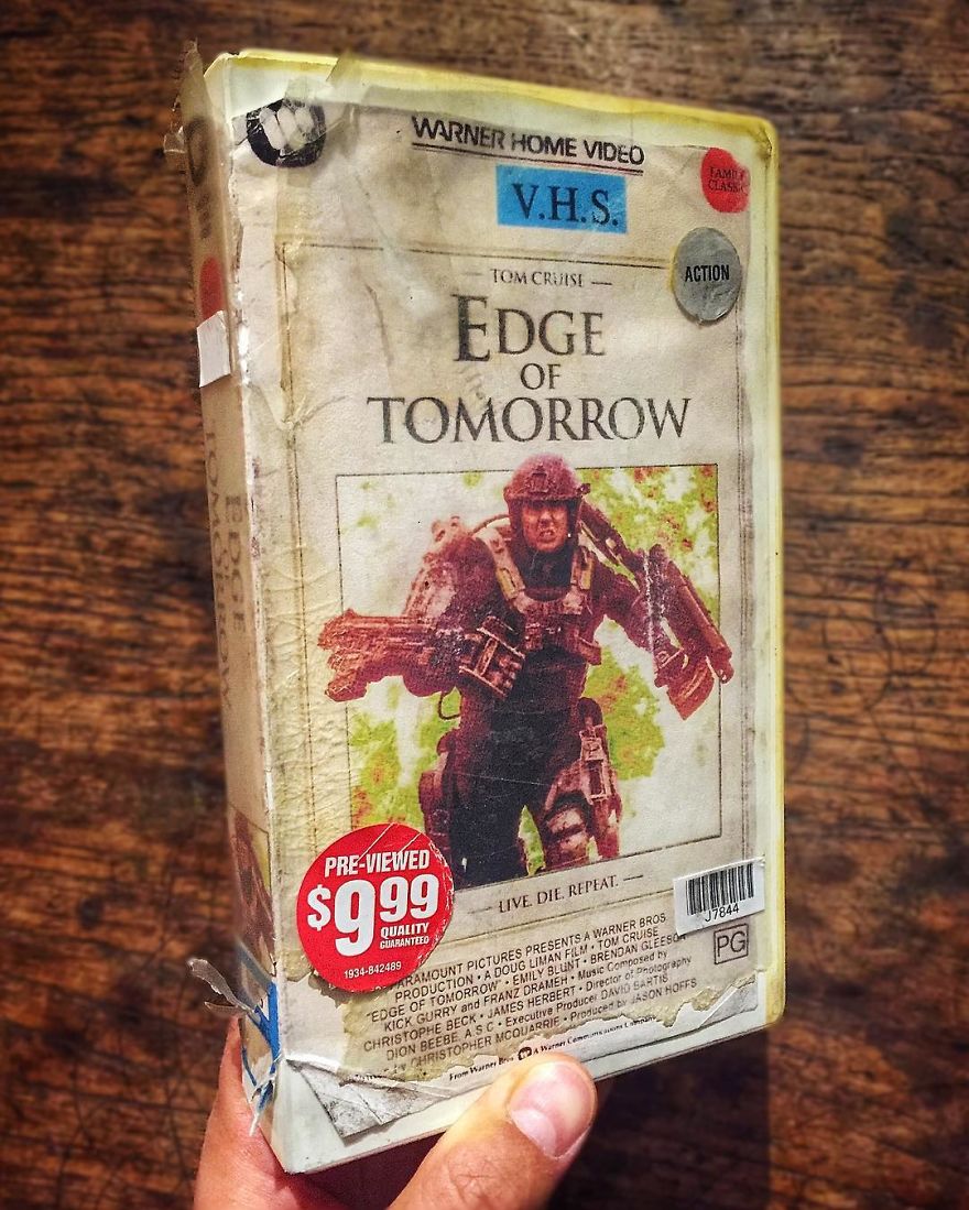 Artist Creates Vhs Covers For Recent Movies And Series And The Result Is Impressive