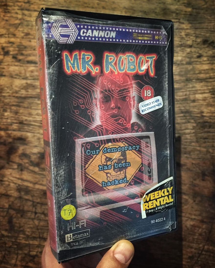Artist Creates Vhs Covers For Recent Movies And Series And The Result Is Impressive