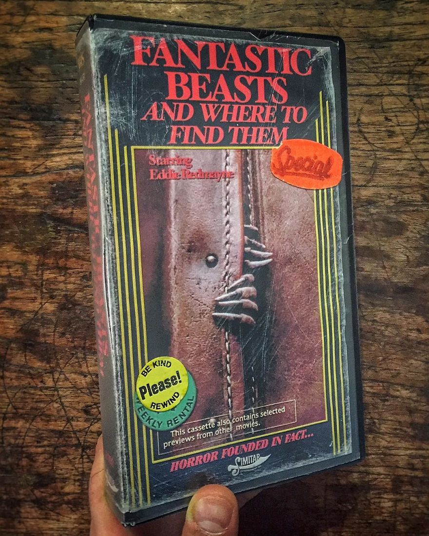 Artist Creates Vhs Covers For Recent Movies And Series And The Result Is Impressive