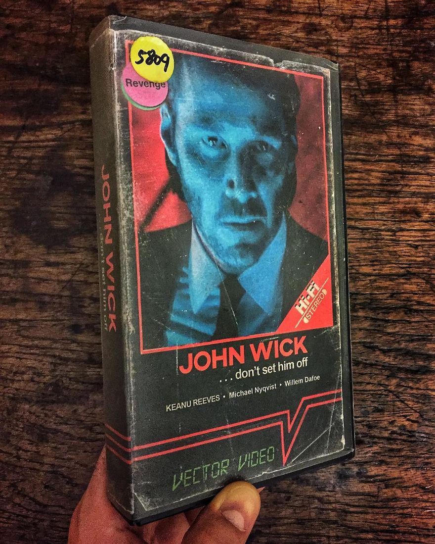 Artist Creates Vhs Covers For Recent Movies And Series And The Result Is Impressive