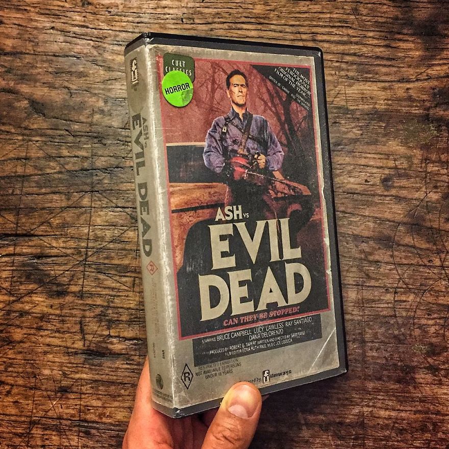 Artist Creates Vhs Covers For Recent Movies And Series And The Result Is Impressive