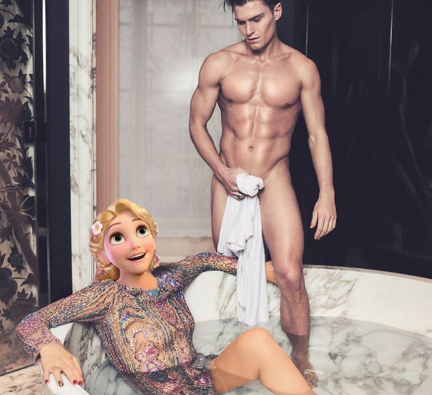 Artist Illustrates Social Networks With Disney Princesses Artist Illustrates Social Networks With Disney Princesses