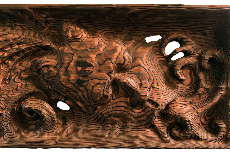 Ayahuasca Visions Showed Artist An Ancient Woodworking Technique That He Is Now Using To Produce Unique Wood Sculptures