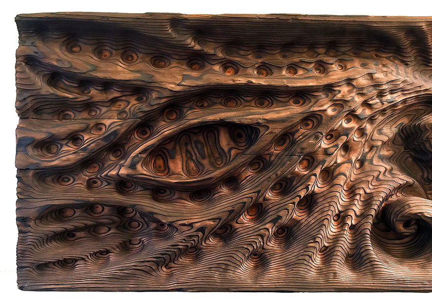 Ayahuasca Visions Showed Artist An Ancient Woodworking Technique That He Is Now Using To Produce Unique Wood Sculptures