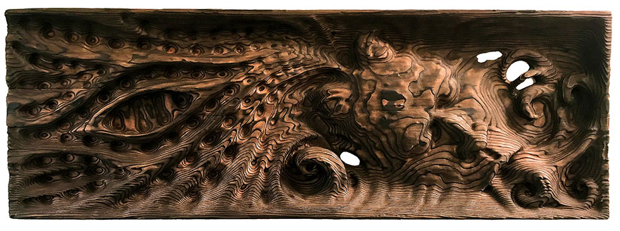 Ayahuasca Visions Showed Artist An Ancient Woodworking Technique That He Is Now Using To Produce Unique Wood Sculptures