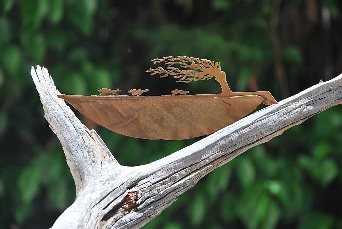 Lorenzo M. Durán's Leaf Art: Evolution