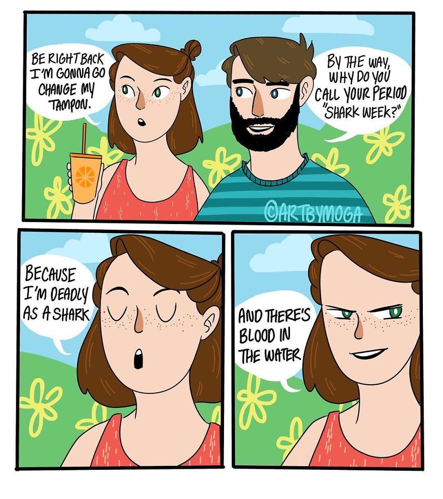 Shout Out To All My Fellow Ovary Owners That Deal With Shark Week!! 🦈🦈🦈