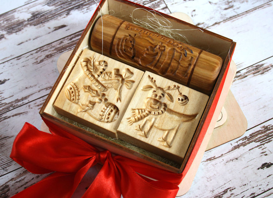 Carved Gingerbread Rolling Pins By Vera Bukreeva That Leave Unforgettable Impression