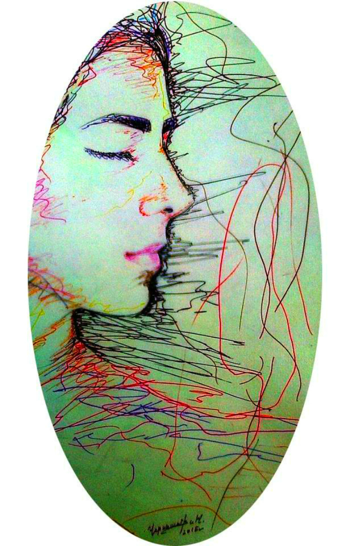 Coloredpens Sketch "Girl"