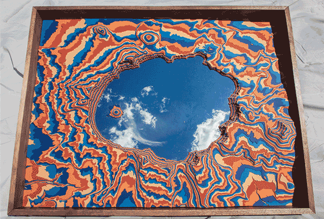 I Made This Crater Lake Sculpture With A Mirror Inside I Made This Crater Lake Sculpture With A Mirror Inside