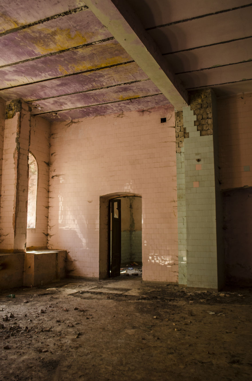 Stunning Interiors From Abandoned Thermal Baths In Herculane, Romania.