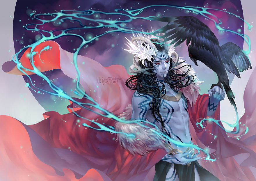 Digital Illustrations By Hungarian Artist 'lüleiya'