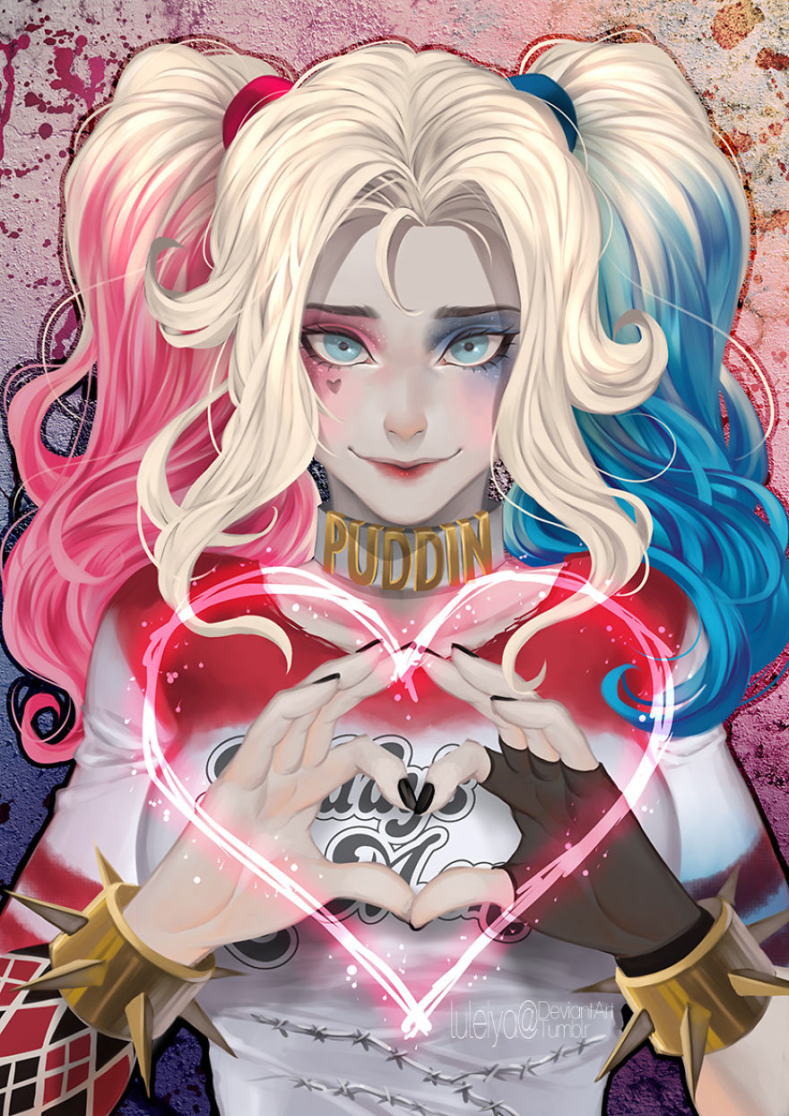 Digital Illustrations By Hungarian Artist 'lüleiya'