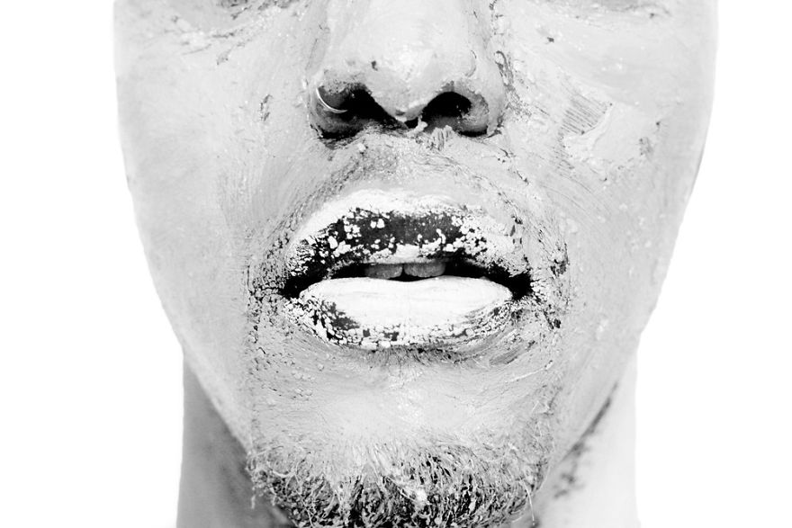 I Photographed Subjects With Paint Peeling Away Their Ego