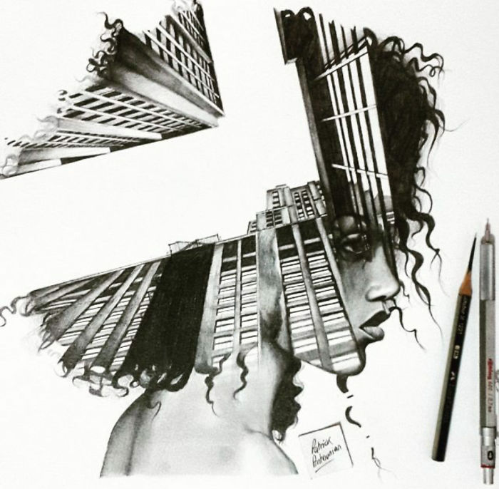 Double Exposure Drawings
