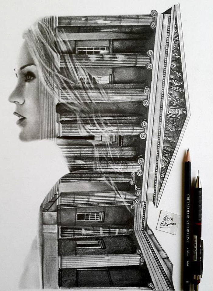 Double Exposure Drawings