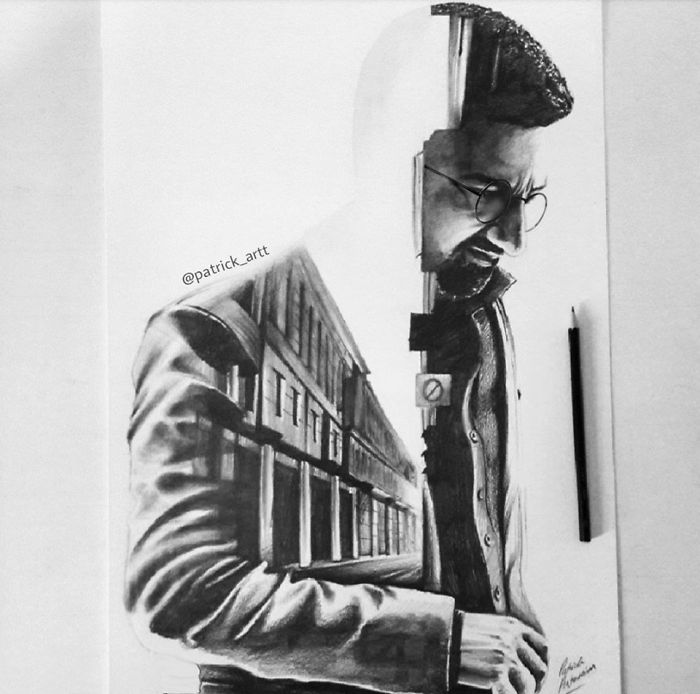 Double Exposure Drawings