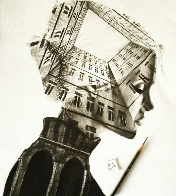 Double Exposure Drawings
