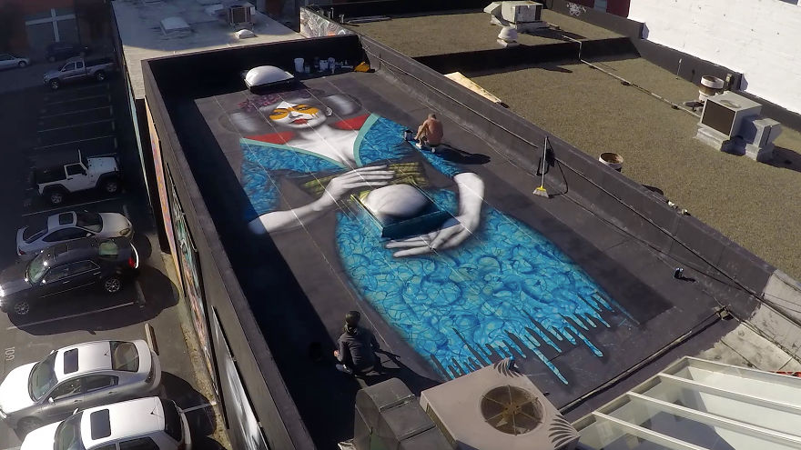 Fin Dac's New Rooftop Mural In San Francisco