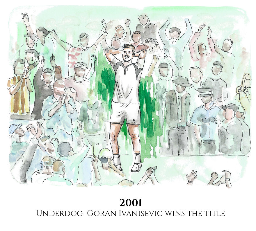 We Illustrated 10 Of The Best Wimbledon Moments