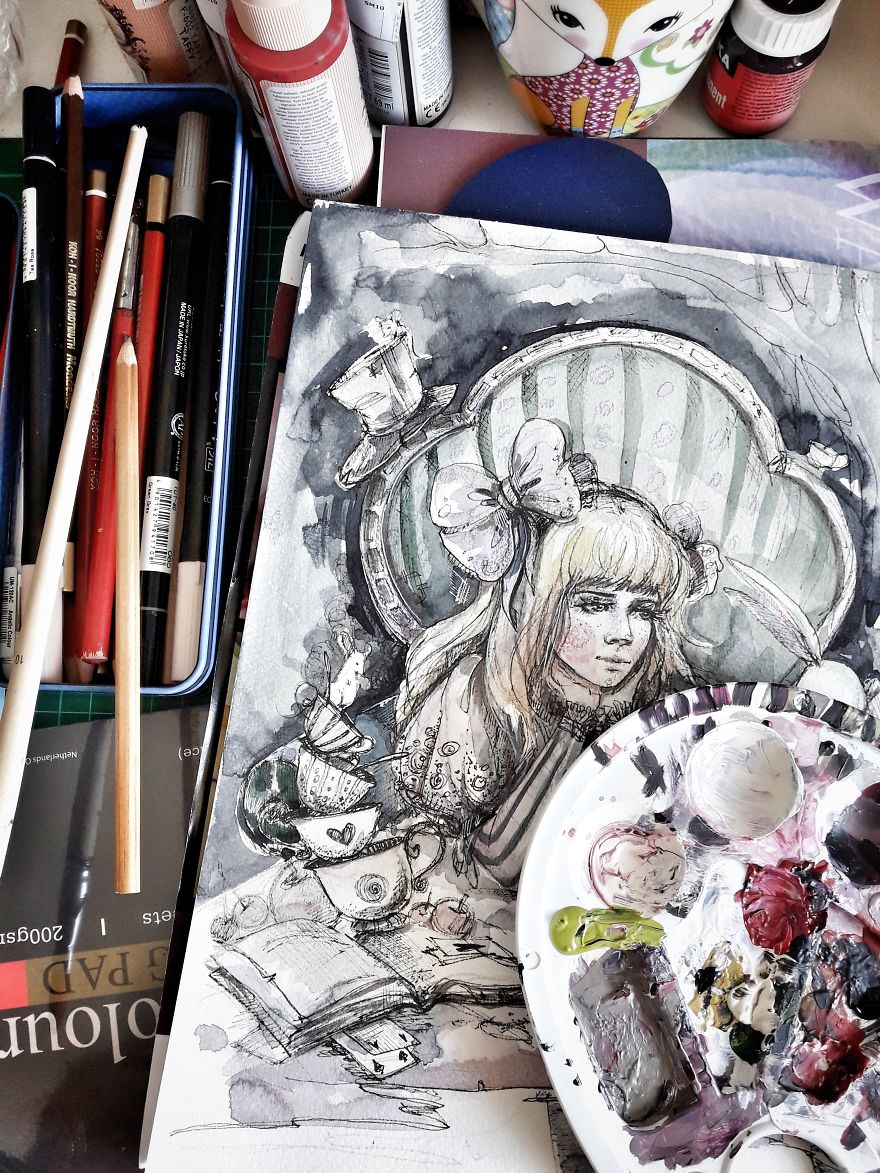 I Create My Own Fairy Tales On Paper