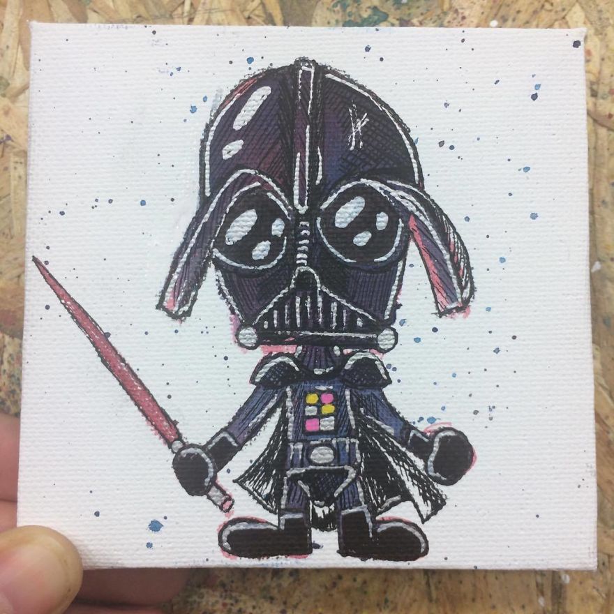 I Create Quirky Monsters From Random Paint Splashes Daily!