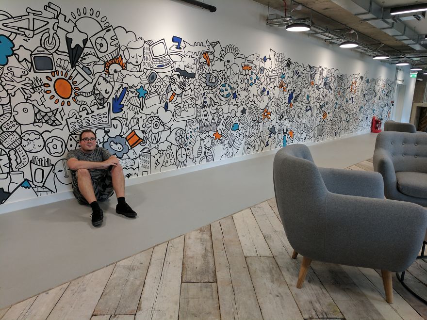 I Draw Everything That Comes Into My Head And Don't Stop Until The Wall Is Full! I Draw Everything That Comes Into My Head And Don't Stop Until The Wall Is Full!