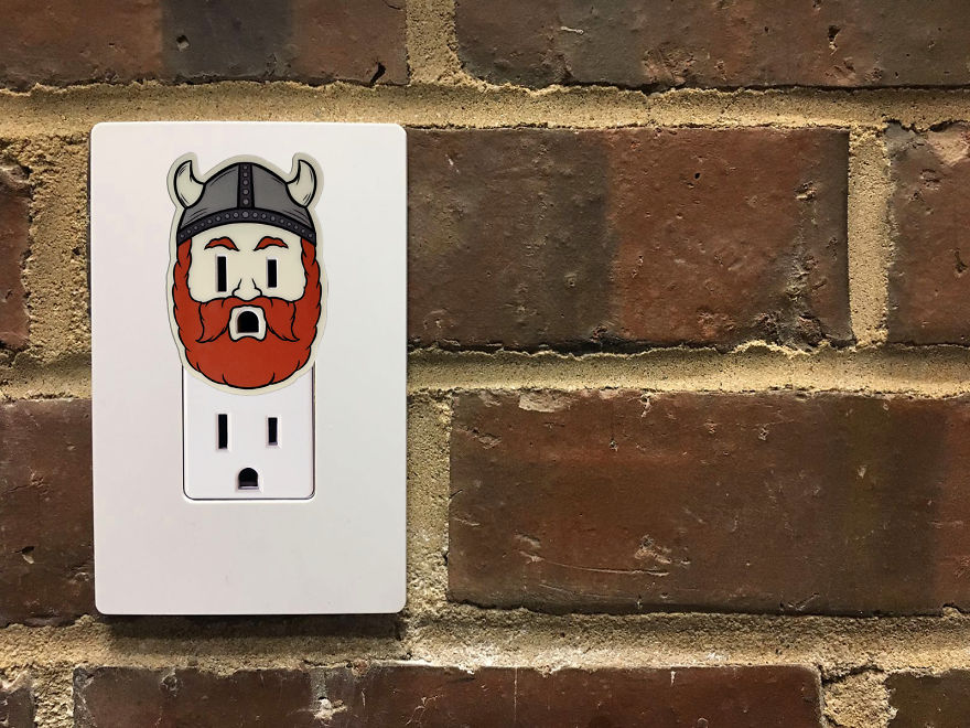 I Made Glow-In-The-Dark Outlet Stickers!