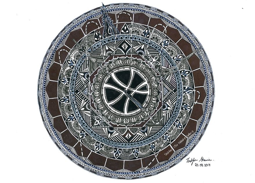 I Work On Conceptual 'Circle' Doodles Out Of Fandoms Every Night