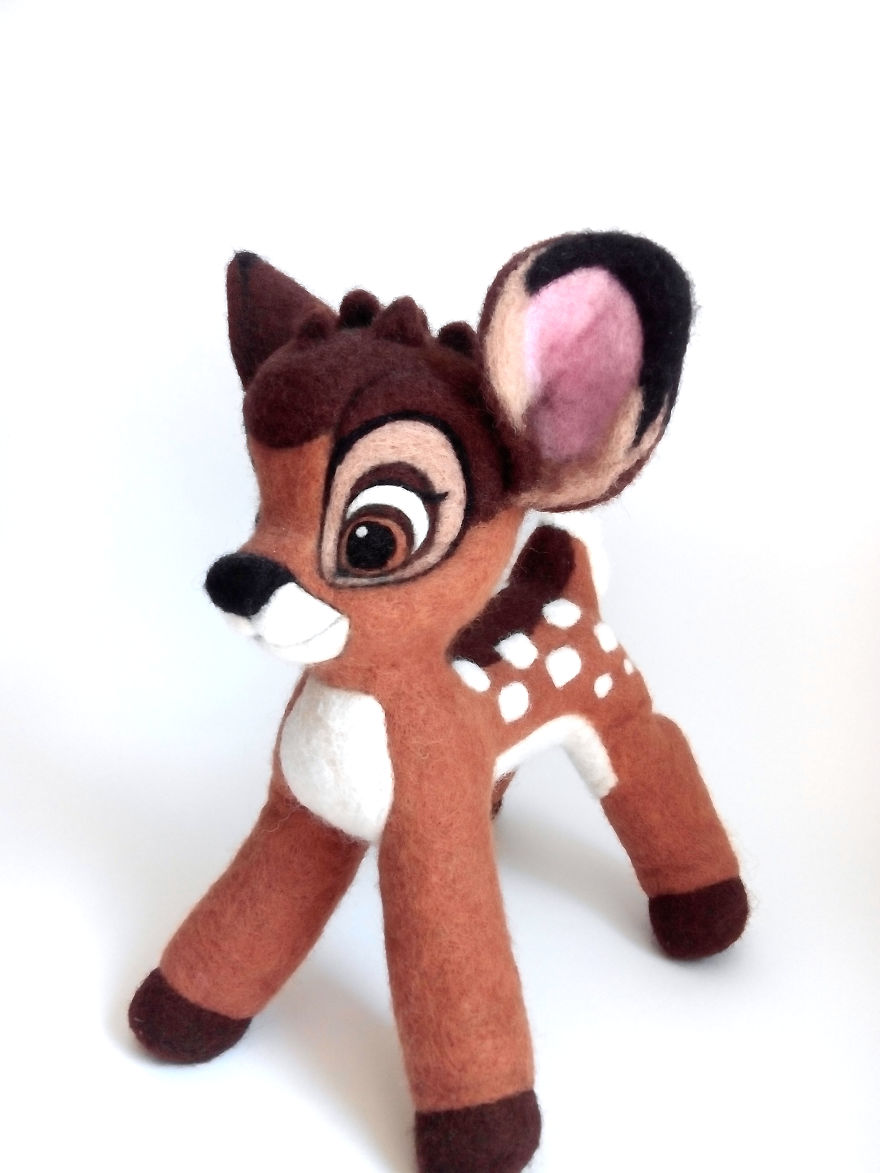 I Make Needle Felted Sculptures From Sheep Wool!