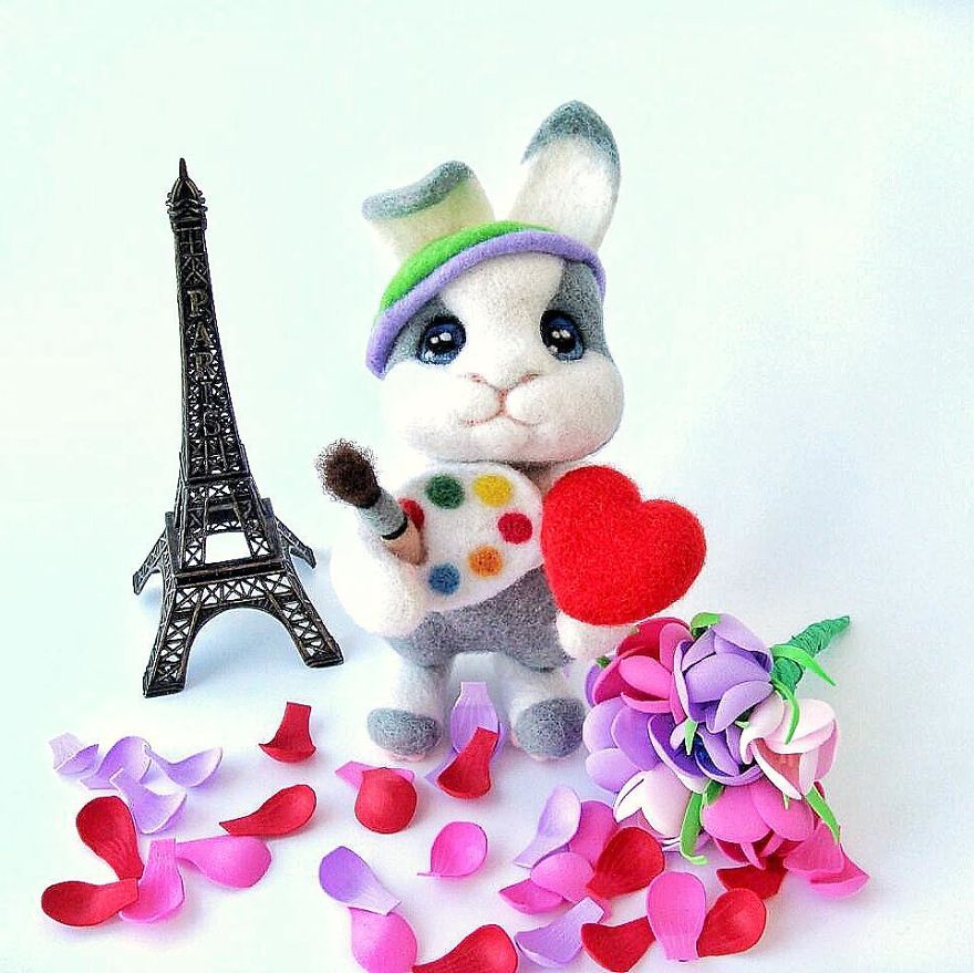 I Make Needle Felted Sculptures From Sheep Wool!