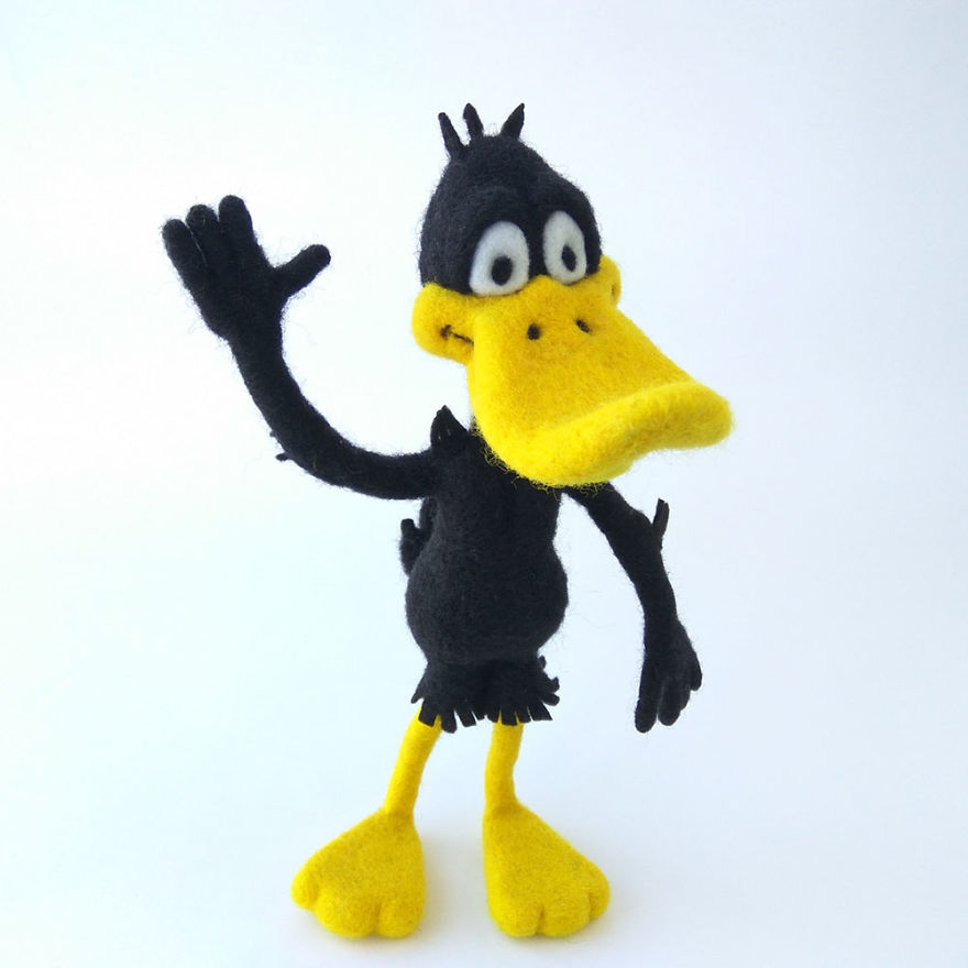 I Make Needle Felted Sculptures From Sheep Wool!