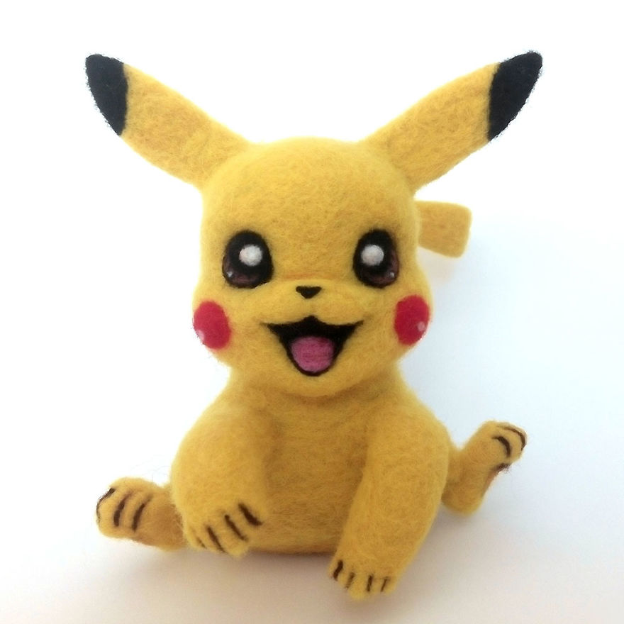 I Make Needle Felted Sculptures From Sheep Wool!