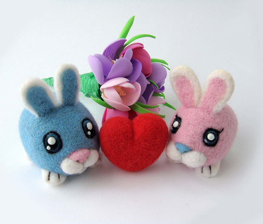 I Make Needle Felted Sculptures From Sheep Wool!