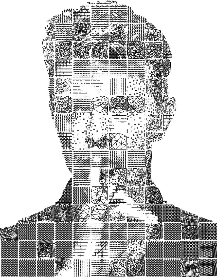 I Wrote An Algorithm That Transforms Photos Into Mosaics, And My Bot Draws Them For Me I Wrote An Algorithm That Transforms Photos Into Mosaics, And My Bot Draws Them For Me