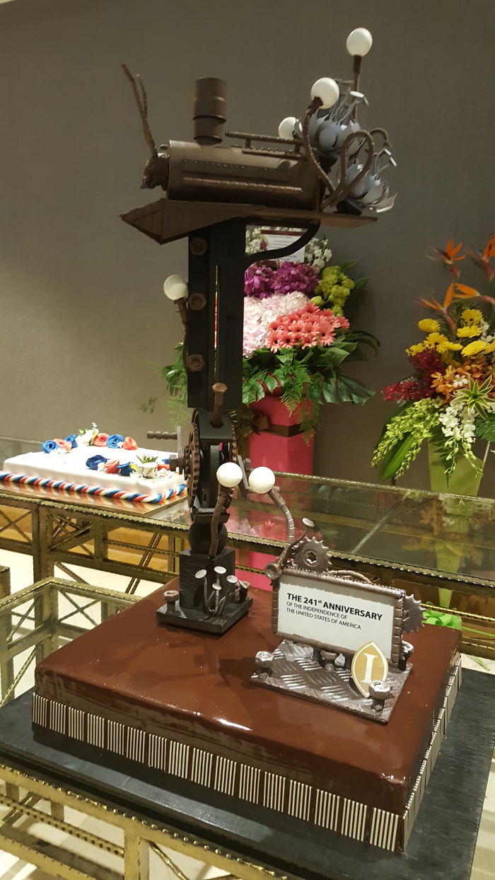 Hotel Cake In Celebration Mood