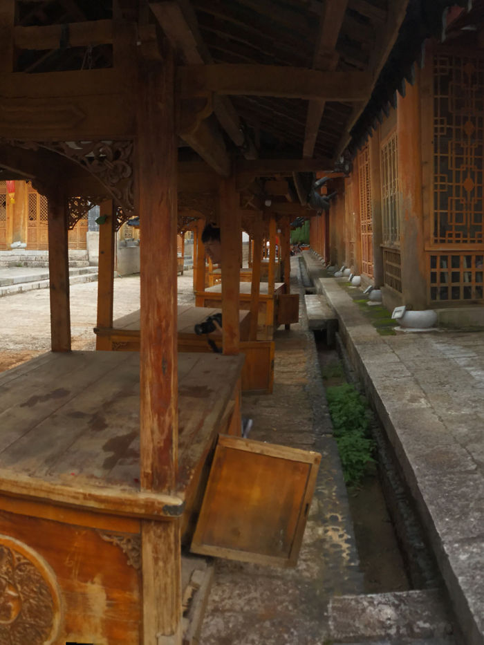 I Was Taking A Cool Panorama Of My Summer Camp Members And Then One Of Them Got "stuck" Inside A Pole...