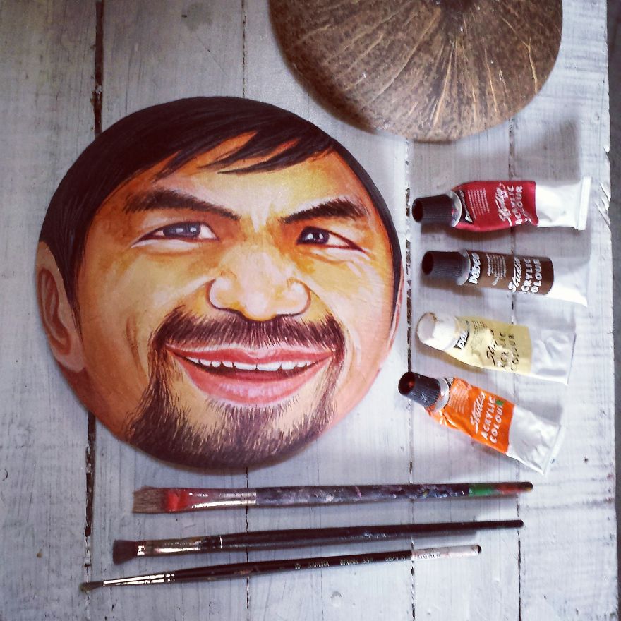 I Made This All Out Of Coconut Shells - Coco Art