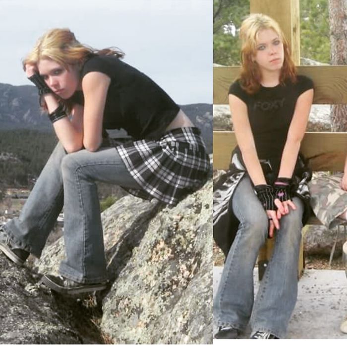 14 Year Old Me (2007). Thought I Was The Coolest, Most Misunderstood Goth Girl In Town.. I Cringe When I Look At Those Old Photos