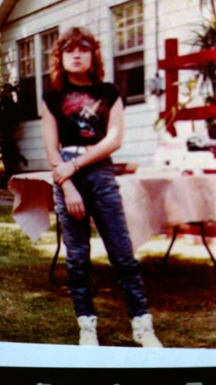 Rocking Many Many 80's Trends..