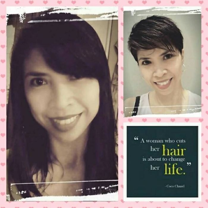 From Long To Pixie ❤️