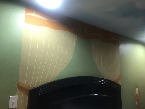 I Felt This Curtain Gave An Added Touch To The Room