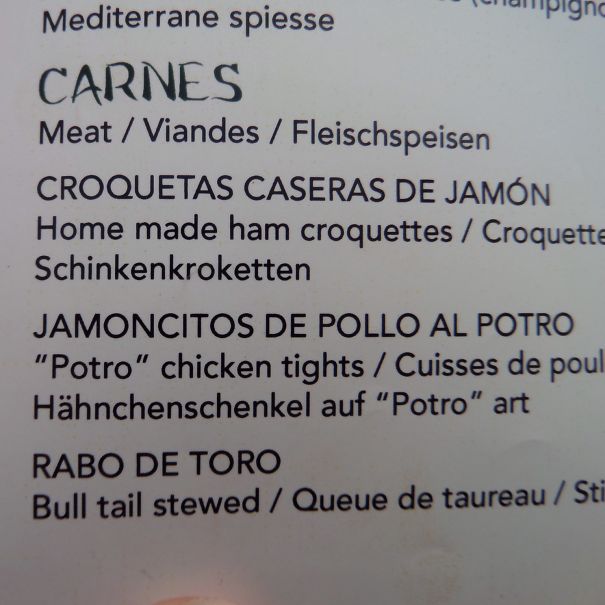 I Don't Even Eat The Parson's Nose, Certainly Not Eating A Garment That's Rubbed Against It!