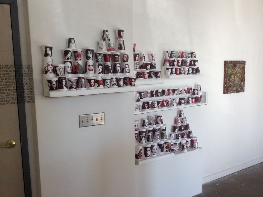 313 Cups In A Group Show