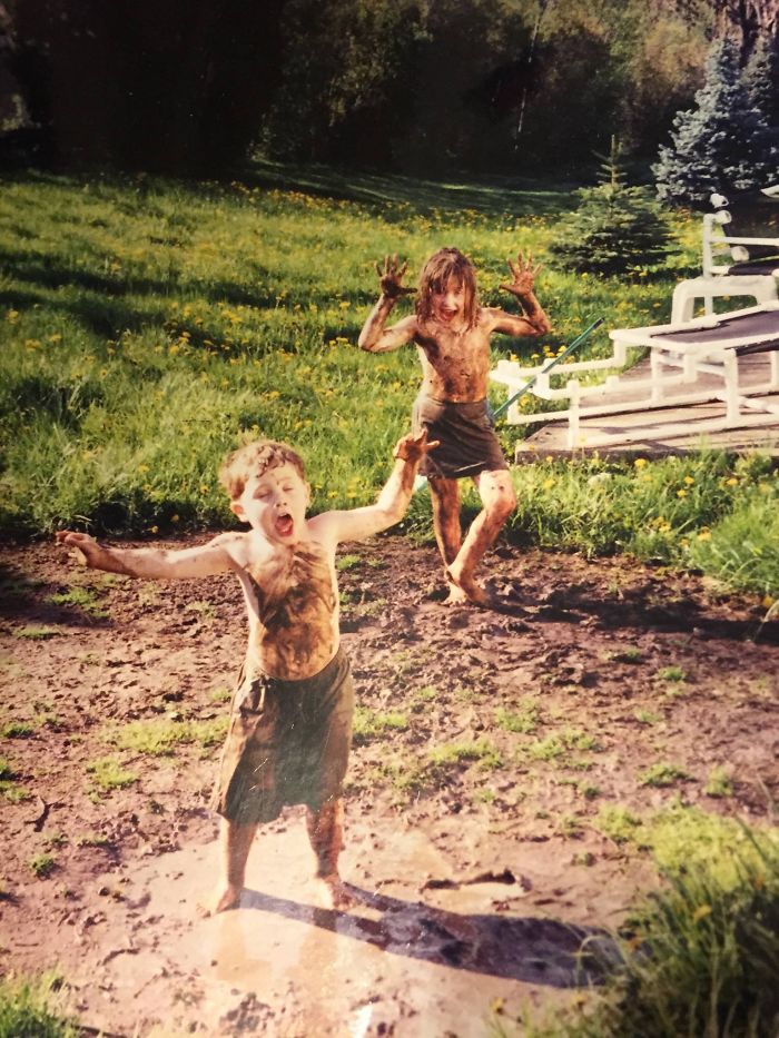 When You Leave Them Outside With Their Father For 5 Minutes...